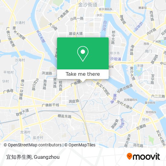 宜知养生阁 map
