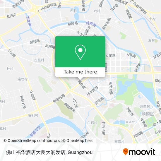 佛山福华酒店大良大润发店 map