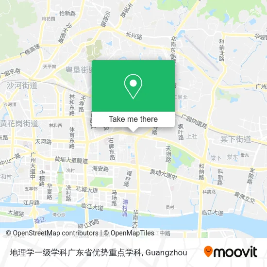 地理学一级学科广东省优势重点学科 map