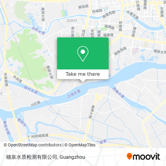 穗泉水质检测有限公司 map