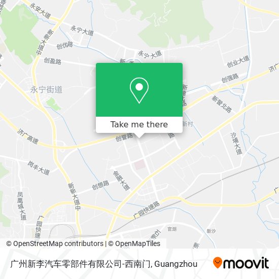 广州新李汽车零部件有限公司-西南门 map
