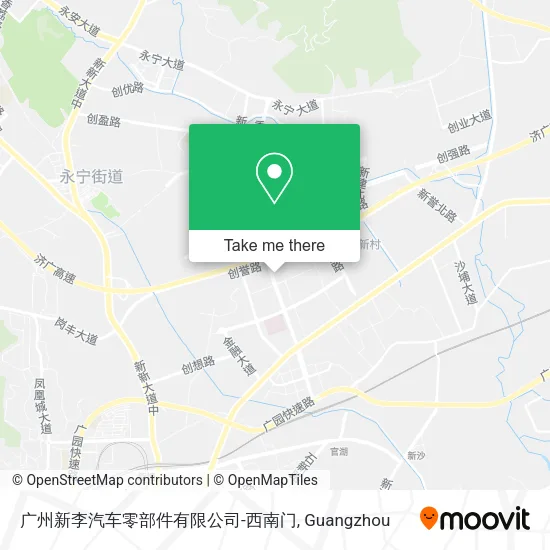 广州新李汽车零部件有限公司-西南门 map