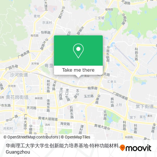 华南理工大学大学生创新能力培养基地-特种功能材料 map