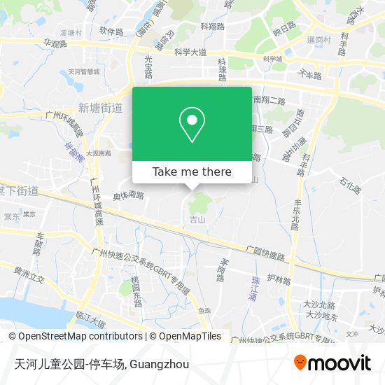 天河儿童公园-停车场 map