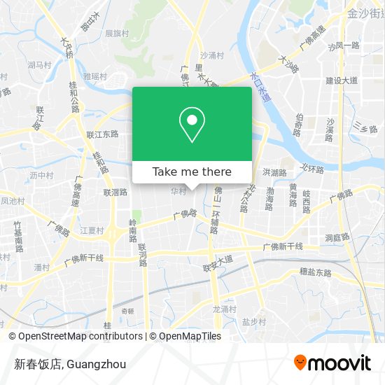 新春饭店 map