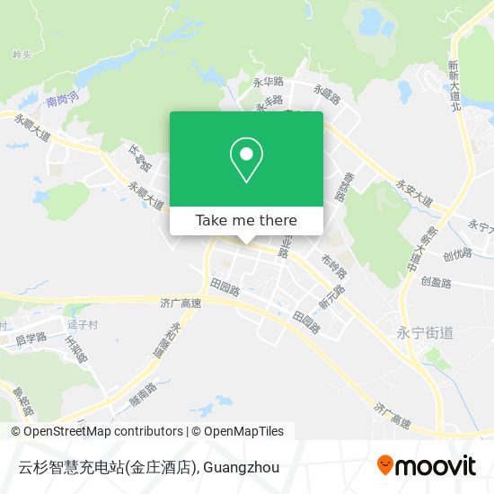 云杉智慧充电站(金庄酒店) map