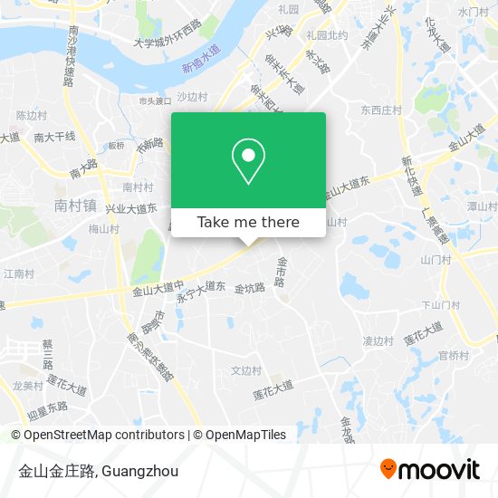 金山金庄路 map