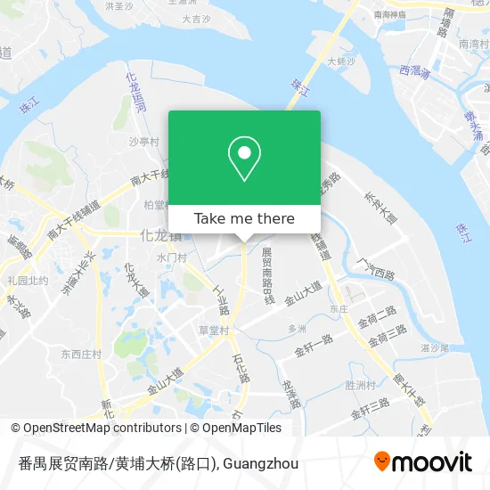 番禺展贸南路/黄埔大桥(路口) map