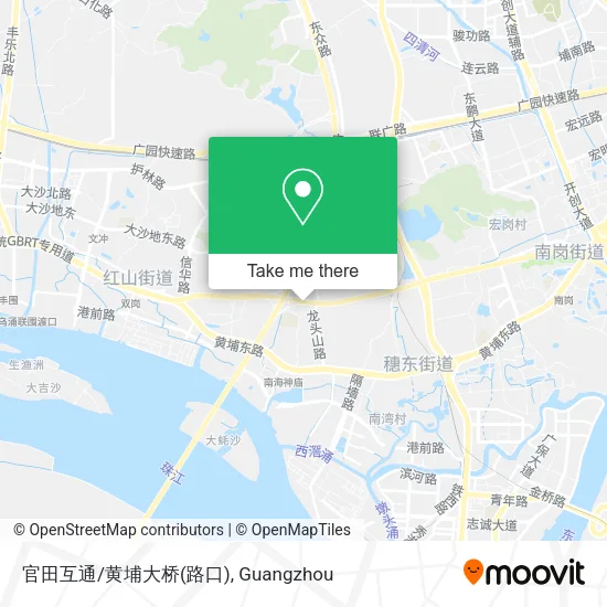 官田互通/黄埔大桥(路口) map