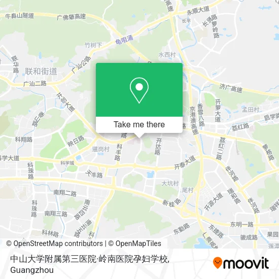中山大学附属第三医院·岭南医院孕妇学校 map