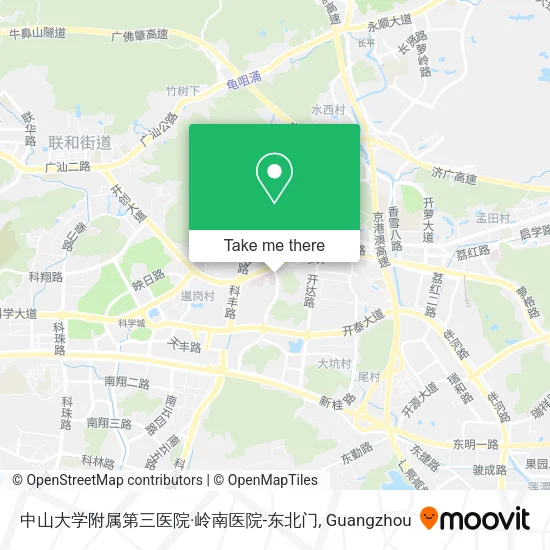 中山大学附属第三医院·岭南医院-东北门 map