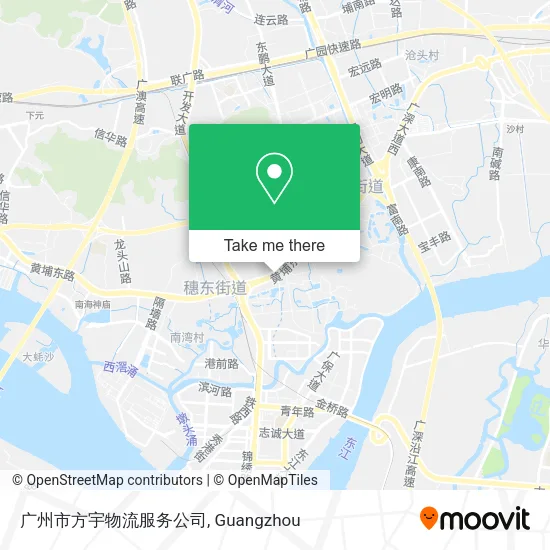 广州市方宇物流服务公司 map