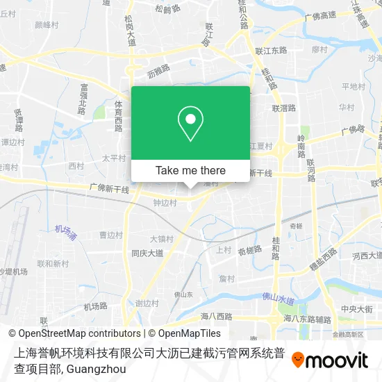 上海誉帆环境科技有限公司大沥已建截污管网系统普查项目部 map