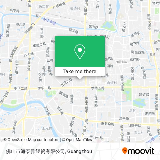佛山市海泰雅经贸有限公司 map