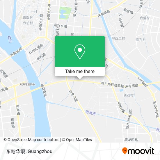 东翰华厦 map