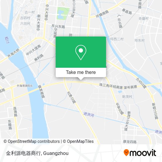 金利源电器商行 map