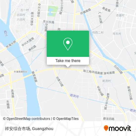 祥安综合市场 map