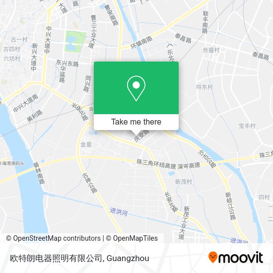 欧特朗电器照明有限公司 map