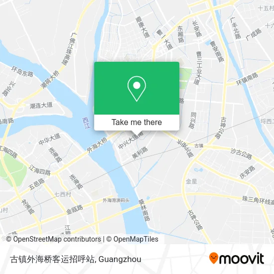 古镇外海桥客运招呼站 map