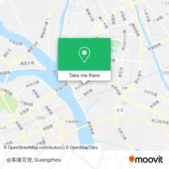 会客隆百货 map