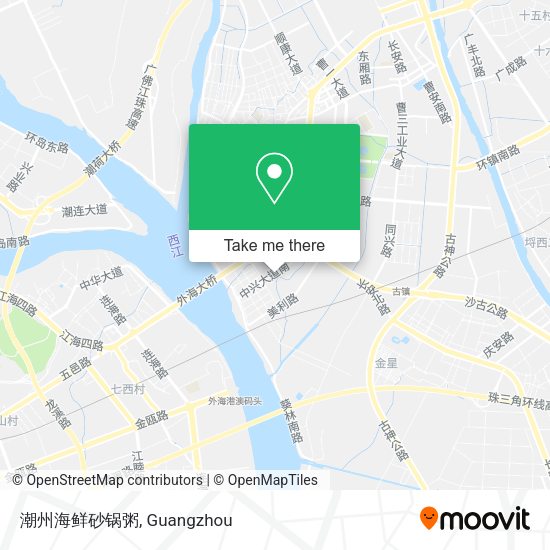 潮州海鲜砂锅粥 map