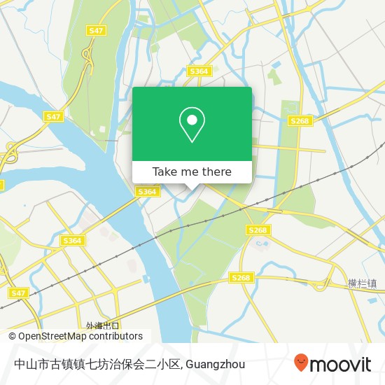 How To Get To 中山市古镇镇七坊治保会二小区in Guangzhou By Bus Or Metro Moovit