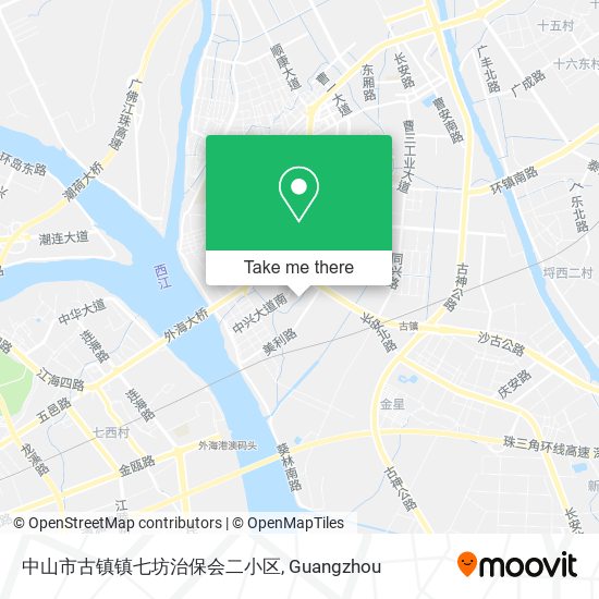 How To Get To 中山市古镇镇七坊治保会二小区in Guangzhou By Bus Or Metro Moovit