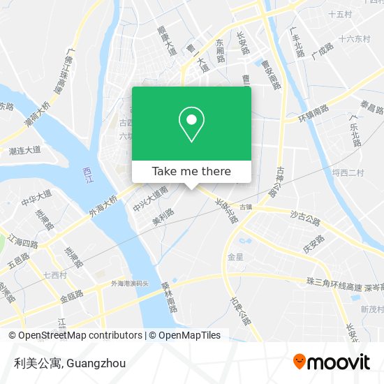 利美公寓 map