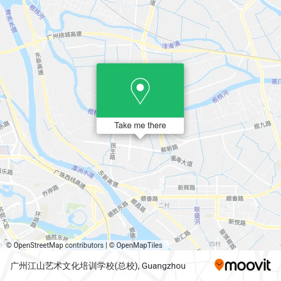广州江山艺术文化培训学校(总校) map