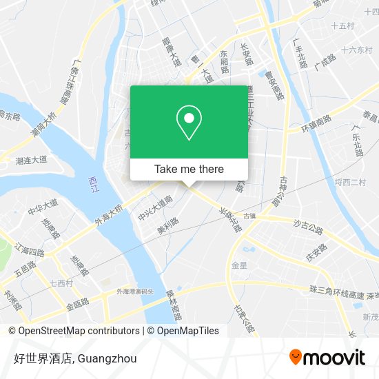 好世界酒店 map