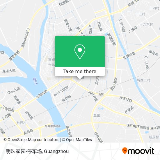 明珠家园-停车场 map