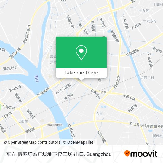 东方·佰盛灯饰广场地下停车场-出口 map