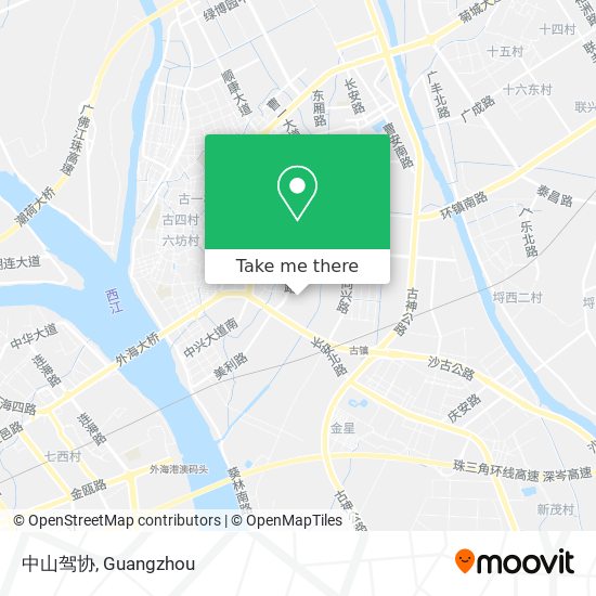 中山驾协 map