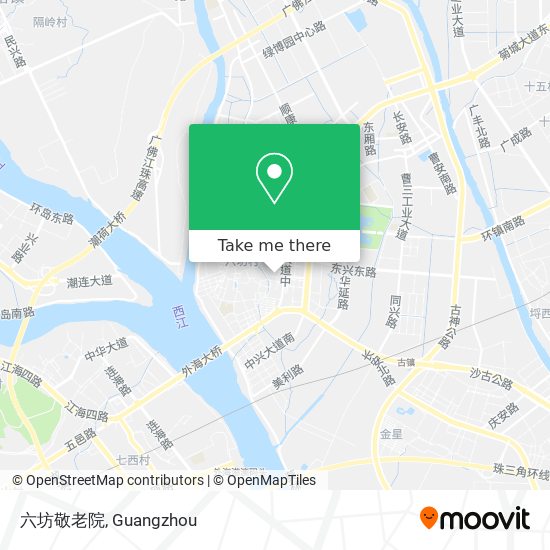 六坊敬老院 map