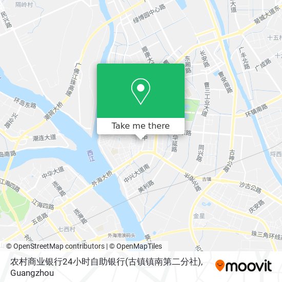 农村商业银行24小时自助银行(古镇镇南第二分社) map