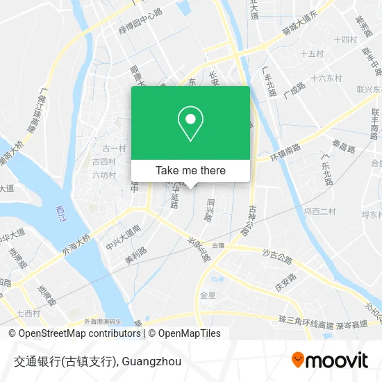 交通银行(古镇支行) map