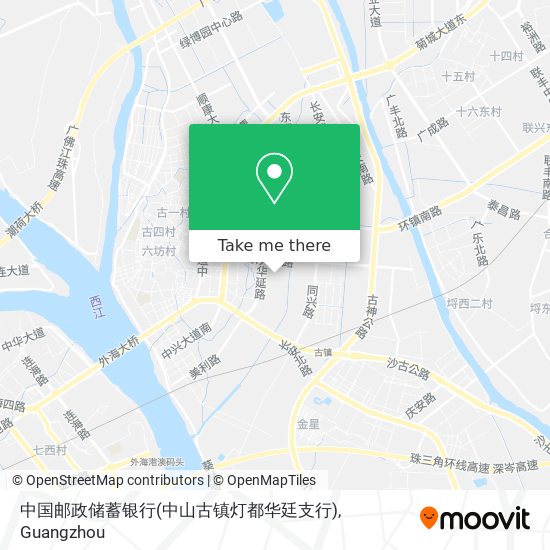 中国邮政储蓄银行(中山古镇灯都华廷支行) map