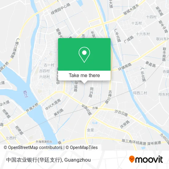 中国农业银行(华廷支行) map