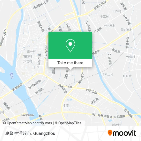 惠隆生活超市 map