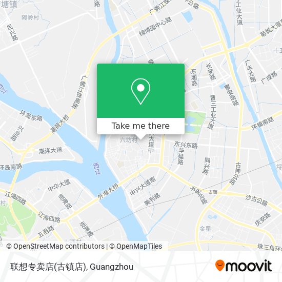 联想专卖店(古镇店) map