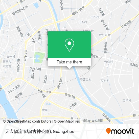 天宏物流市场(古神公路) map