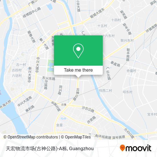 天宏物流市场(古神公路)-A栋 map