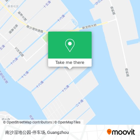 南沙湿地公园-停车场 map