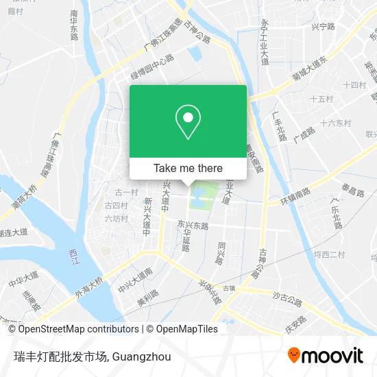 瑞丰灯配批发市场 map