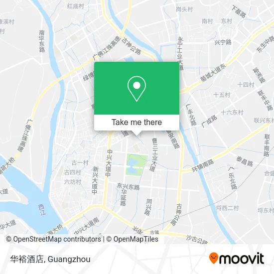 华裕酒店 map