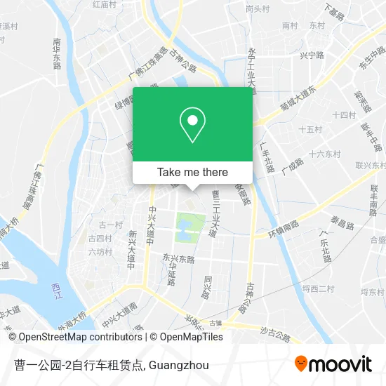 曹一公园-2自行车租赁点 map