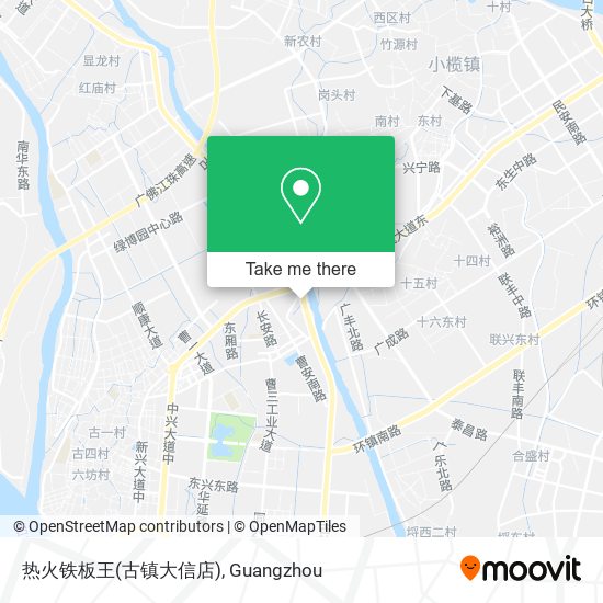 热火铁板王(古镇大信店) map