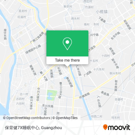 保背健7X睡眠中心 map
