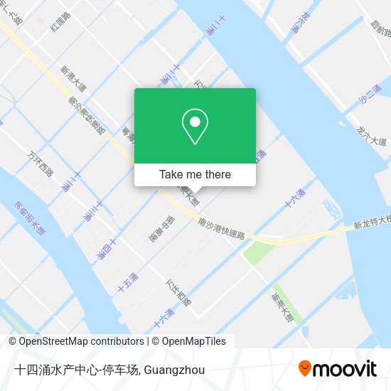 十四涌水产中心-停车场 map