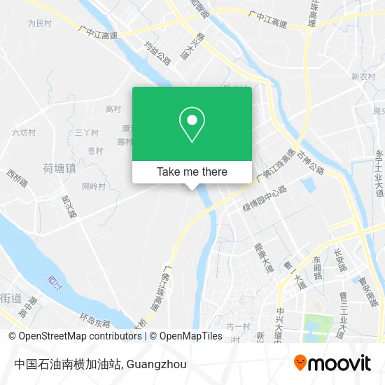 中国石油南横加油站 map